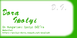 dora ipolyi business card